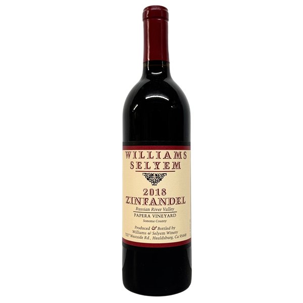 WILLIAMS SELYEM 2018 Papera Russian River Valley Zinfandel