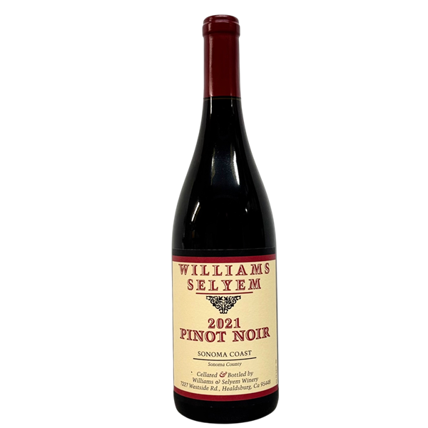 WILLIAMS SELYEM 2021 Sonoma Coast Pinot Noir
